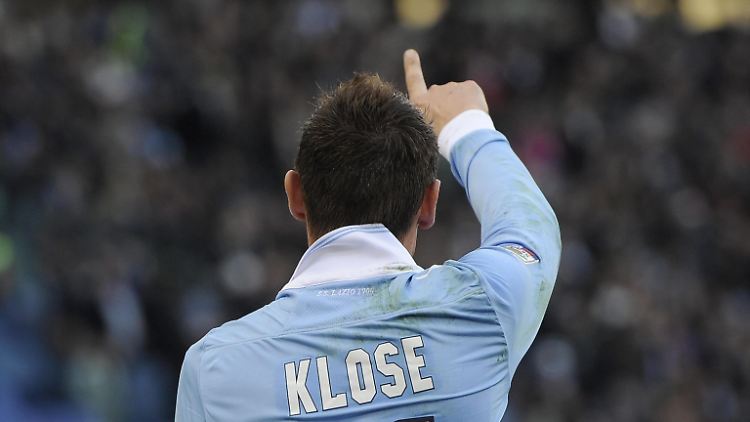 Klose scheint sich wohl zu fühlen in der italienischen Liga.