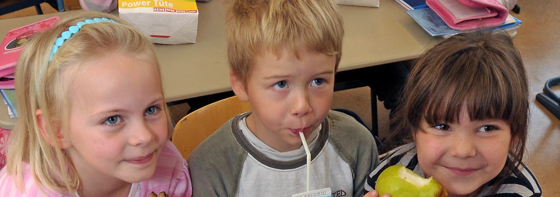 Gemeinsame Mahlzeiten tragen zur Gesundheit von Kindern bei.