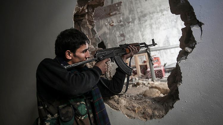Rebellenkämpfer in Aleppo
