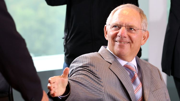 Der Finanzminister dankt.