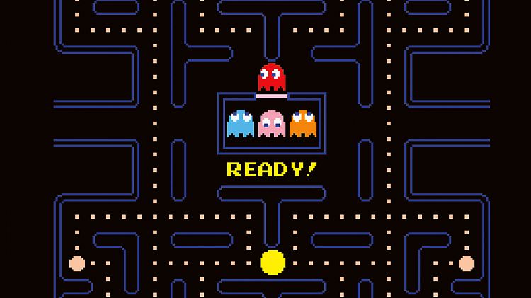 Pac-Man - die kleine, gefräßige, gelbe Kugel.