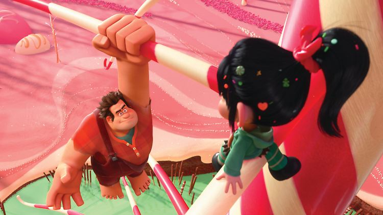 Ein ungleiches Paar: Ralph und Vanellope von Schweetz.