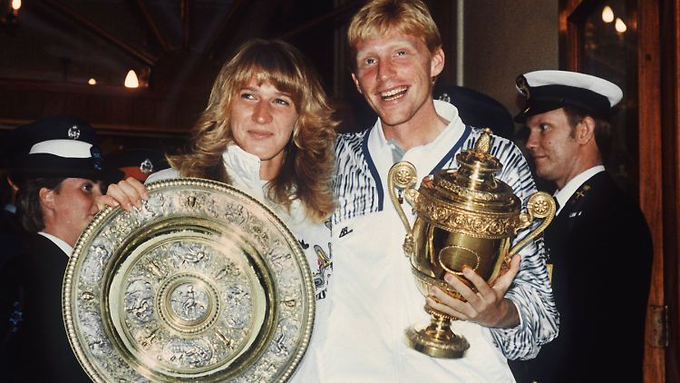 Deutscher Doppelsieg 1989 in Wimbledon: Diese Bilder hätte es ohne Boris Breskvar nicht gegeben.