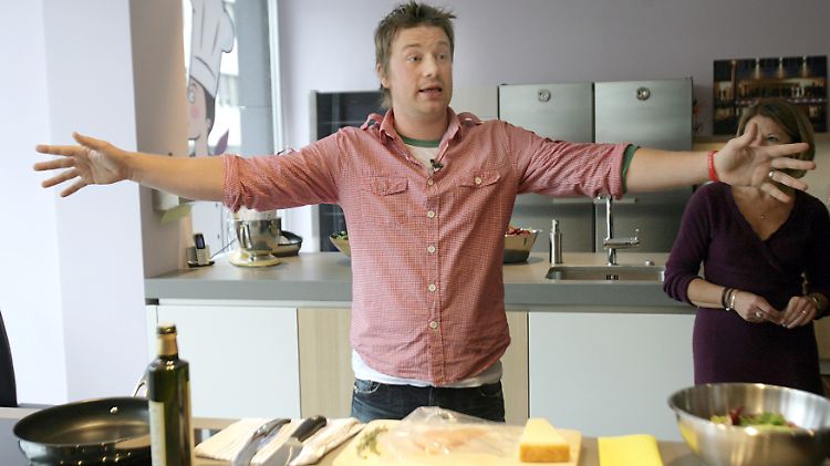 "Jeder kann kochen": Jamie 2008 in Düsseldorf.