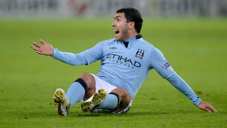 Auch Carlos Tevez konnte die City-Offensive nicht beflügeln. In sechs Spielen glückten nur vier Tore.