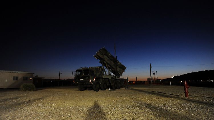 Starteinheit des Raketensystems "Patriot" der Bundeswehr.