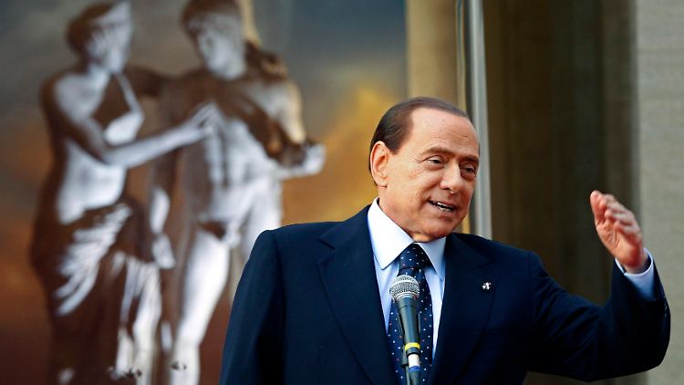 Selbstbewusst: Italiens Ex-Ministerpräsident Silvio Berlusconi.