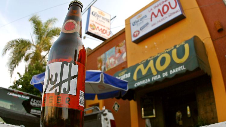 "Duff Beer" gibt's auch in Mexiko.