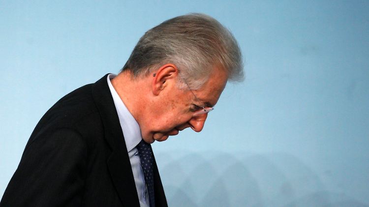 Monti kündigt seinen baldigen Rücktritt an - was dann kommt, ist bisher unklar.