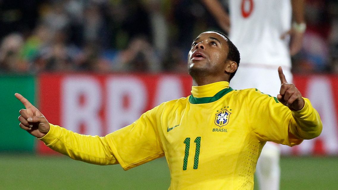 "Wir wollen den 190 Millionen Brasilianern eine große Freude machen": Robinho.