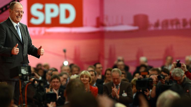 Peer Steinbrück hat seine Partei überzeugt.