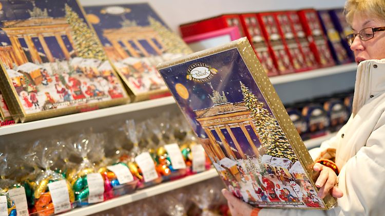 Adventskalender laufen schlecht, aber der Umsatz mit Schokoweihnachtsmännern bleibt stabil.