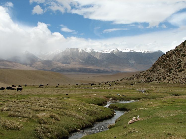 Yangbajain Tal, etwa 100 Kilometer nordwestlich von Lhasa.