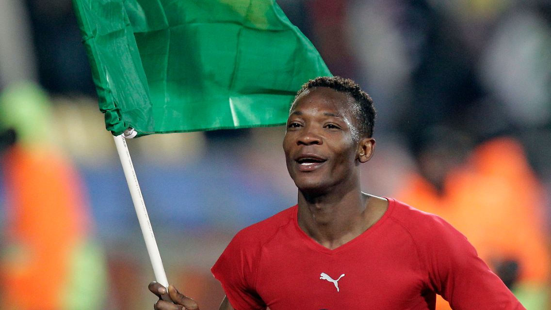Siegen für Afrika: Ghanas John Pantsil und seine Mannschaft spielen heute gegen Uruguay.