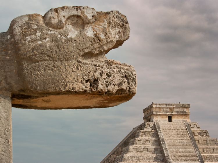 Wie wird es aussehen, das Ende der Welt? Im Heiligtum der Maya suchen vor allem amerikanische Touristen nach der Antwort.
