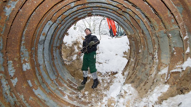 Im Pasewalker Kirchenforst sind die längst verschollen geglaubten Tunnelteile wieder aufgetaucht.