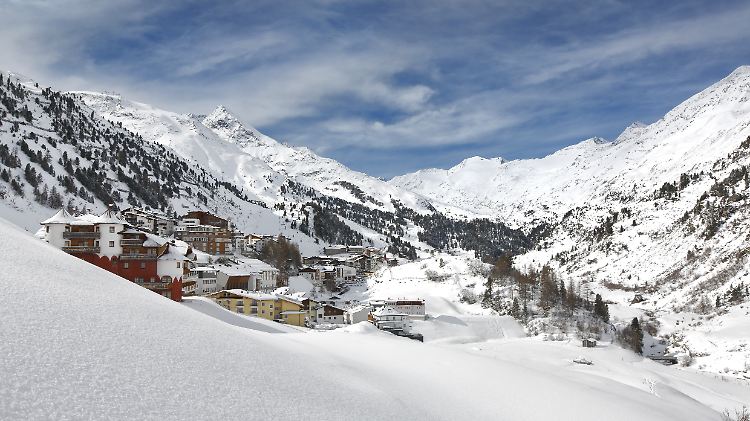 So soll es aussehen: Obergurgl in perfektem Schneeweiß.