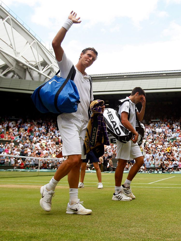 Der Tscheche Tomas Berdych war in seiner Partie gegen Novak Djokovic der etwas Bessere. Deshalb steht er erstmals im Endspiel.