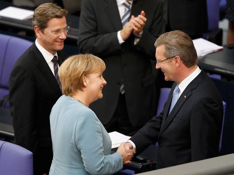 Nochmal gut gegangen: Wulff ist Bundespräsident, Merkel und Westerwelle können beruhigt sein,