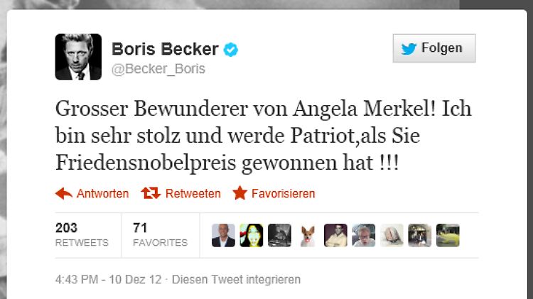 Ein Tweet, der viele Reaktionen auslöste.