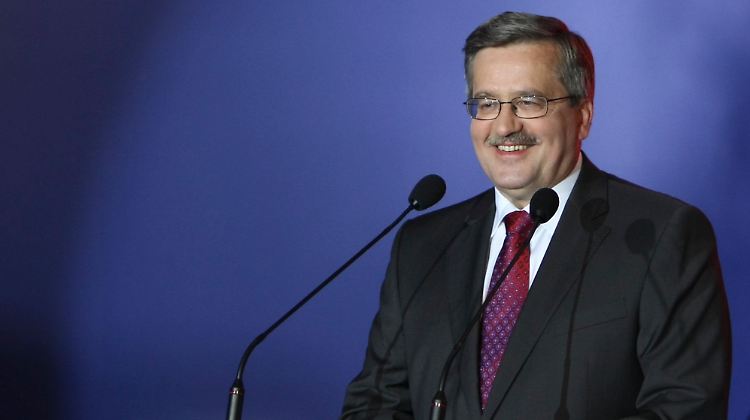 Komorowski hat nach der ersten Runde der Präsidentenwahl die meisten Stimmen erhalten. 