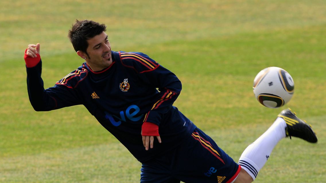 David Villa ist in Top-Form.
