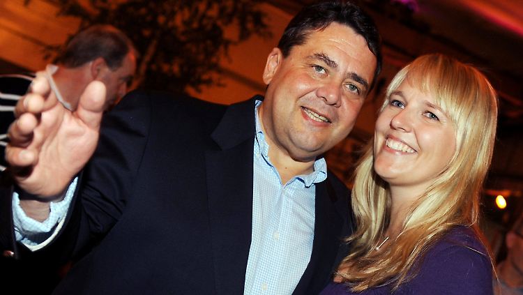 Gabriel mit seiner Frau Anke.