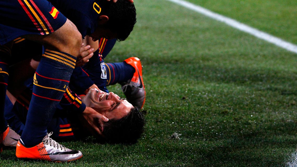 Dank David Villa steht Spanien im Halbfinale der WM - gegen Deutschland.