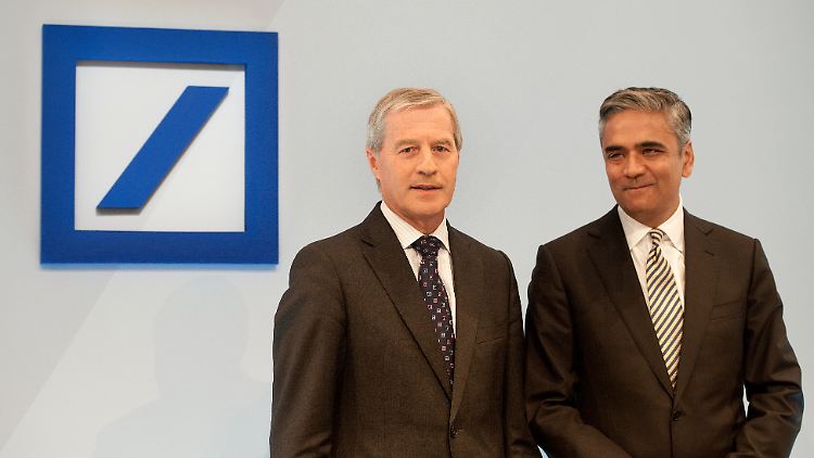 Jürgen Fitschen und Anshu Jain, Co-Chefs der Deutschen Bank.  