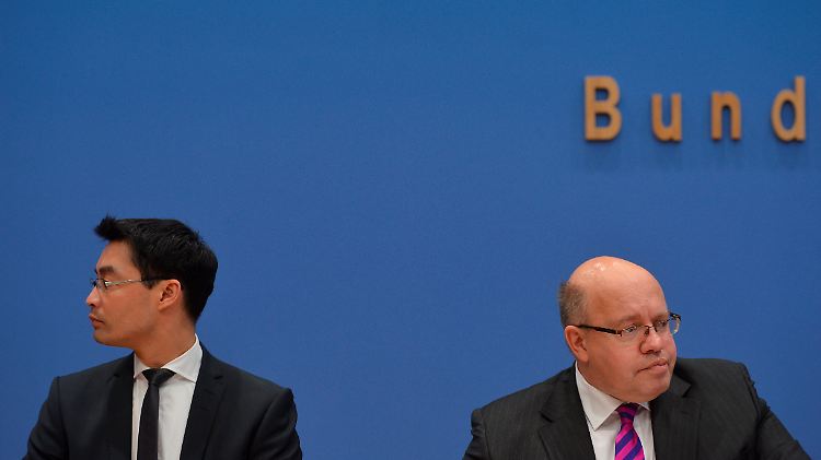 Zwei Männer, die "an einem Strang ziehen": Philipp Rösler und Peter Altmaier.