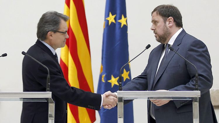 Artur Mas und Oriol Junqueras