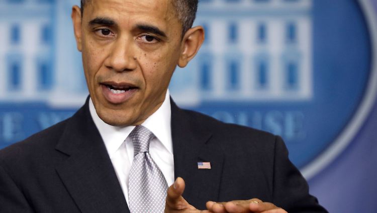 Obama äußerte sich bei einer Pressekonferenz im Weißen Haus.