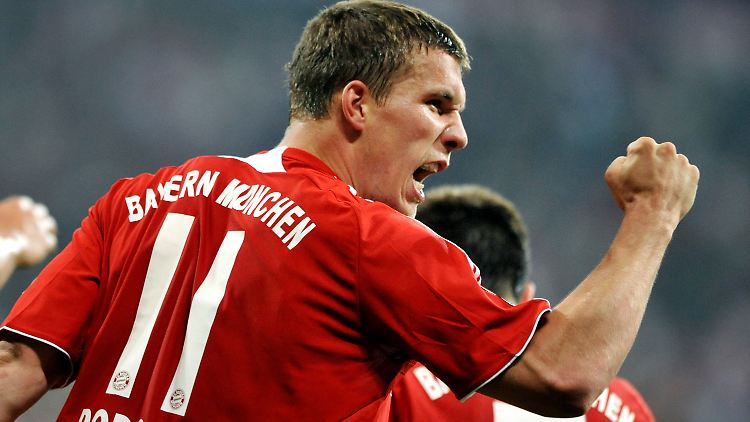 Einst im Trikot des FC Bayern: Lukas Podolski spielte von 2006 bis 2009 für die Münchner.