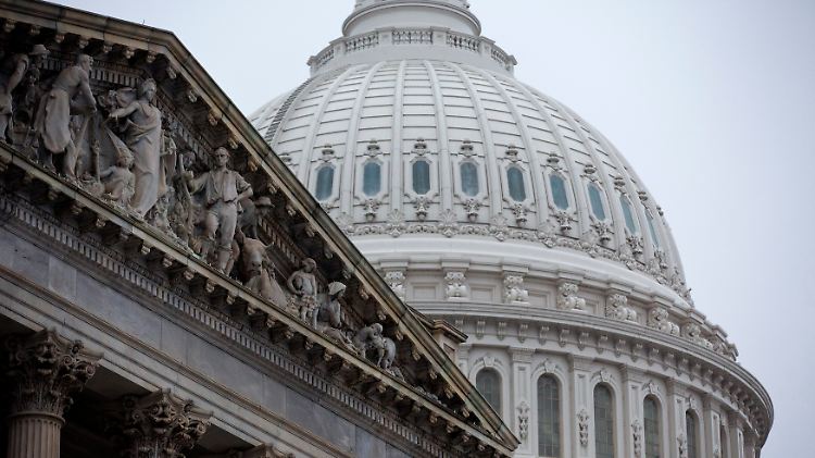 Das Kapitol in washington: Machtspiele im US-Haushaltsstreit
