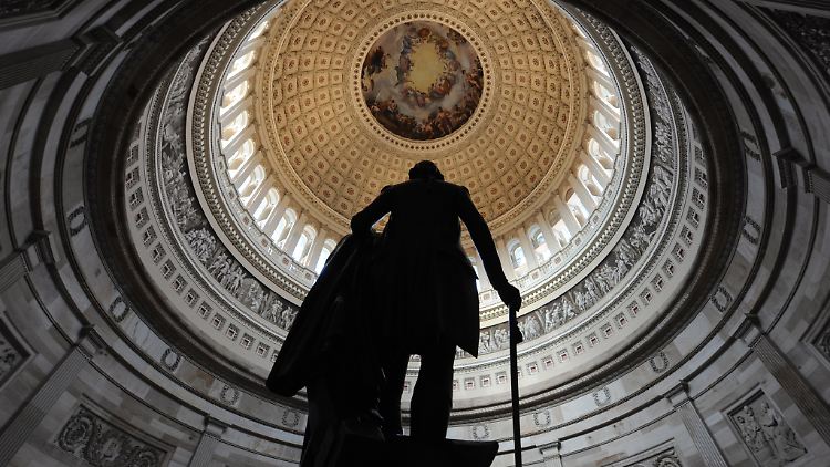 Die USA drohen in die Rezession zu stürzen. Wenn das der alte George Washington noch erleben müsste ...
