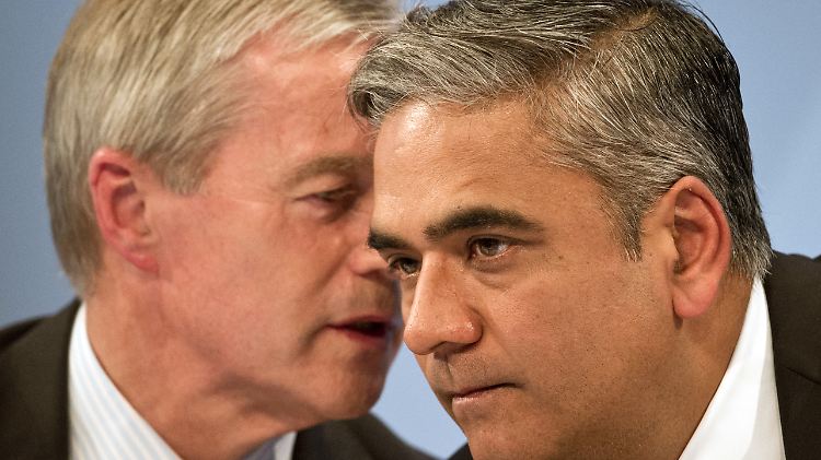 Wir werden alles daran setzen, die Vergangenheit aufzuarbeiten", versprechen die Co-Vorsitzenden Jürgen Fitschen und Anshu Jain.