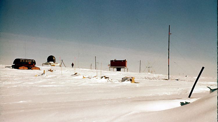 Die Byrd-Station sammelt seit 1957 Daten über Temperaturverschiebungen in der Westantarktis.