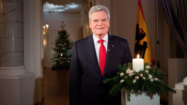 Premiere für den Präsidenten: die Ansprache zu Weihnachten.