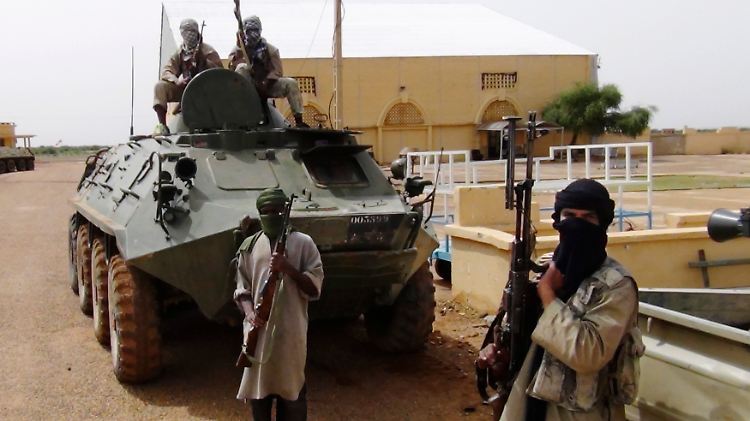 Islamistische Kämpfer in Nord-Mali.