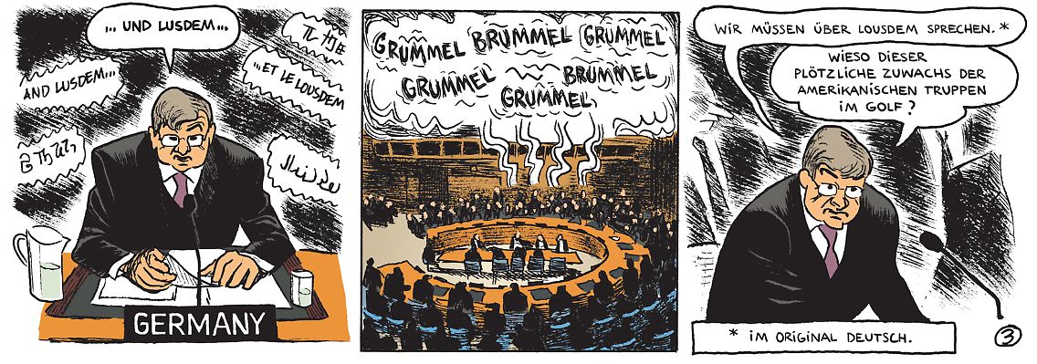 Showdown im Sicherheitsrat: Deutschland führte damals den Vorsitz.