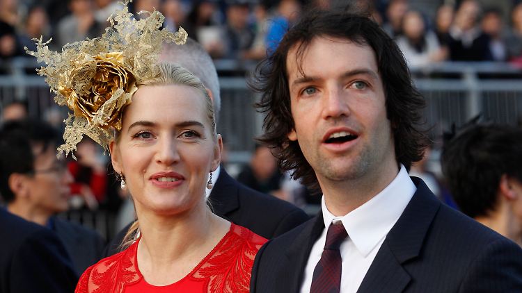 Frisch vermählt: Kate Winslet und Ned RocknRoll.