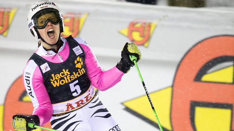 Sieg in Are: Viktoria Rebensburg.