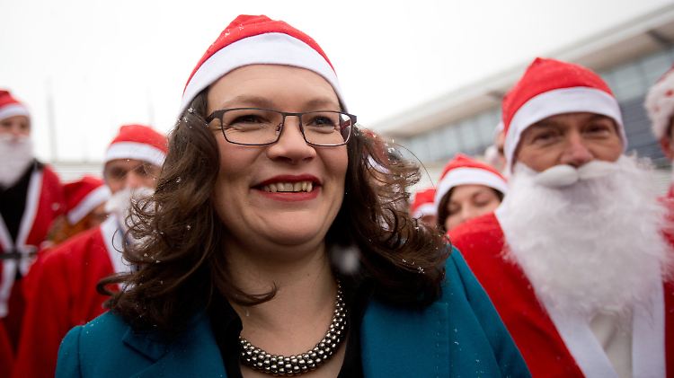 Andrea Nahles stößt mit ihrem 30-Stunden-Modell für junge Eltern auf wenig Gegenliebe.