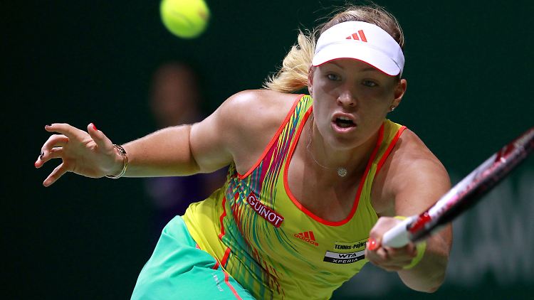 "Nein, ich freue mich einfach": Angelique Kerber.