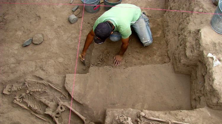 Archäologen stoßen nördlich von Mexiko-Stadt auf historische Menschenknochen.
