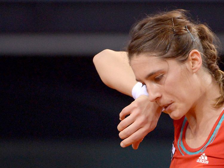 Tränen prägten das Jahr von Andrea Petkovic, nicht nur in Stuttgart (im Bild).