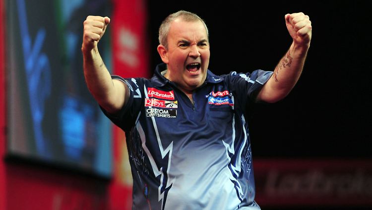 Im Finale: Darts-Legende Phil Taylor.