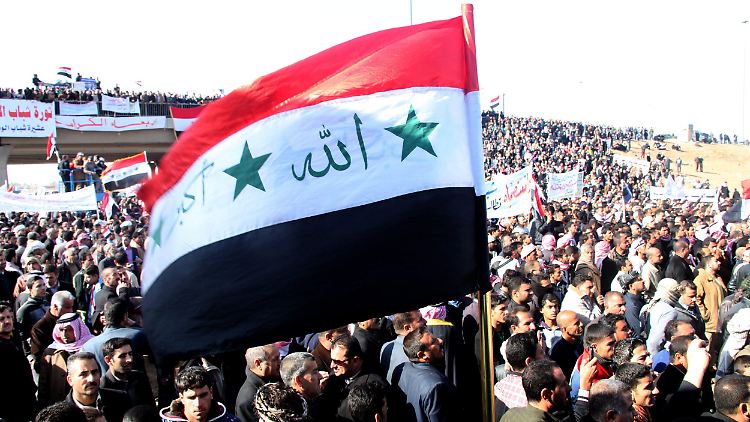 Sunniten-Demonstration in Ramadi.