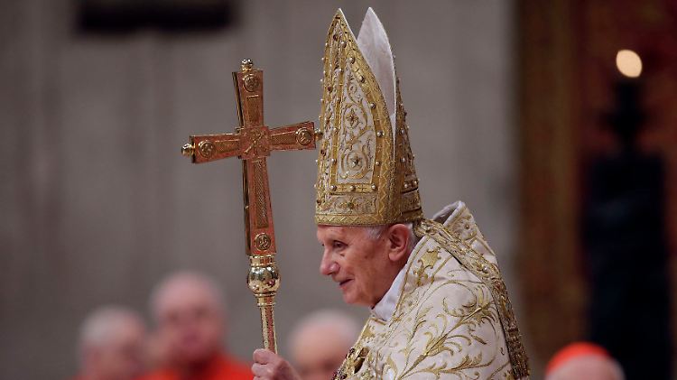 Papst Benedikt XVI. zelebriert am 1. Januar die Neujahrsmesse.