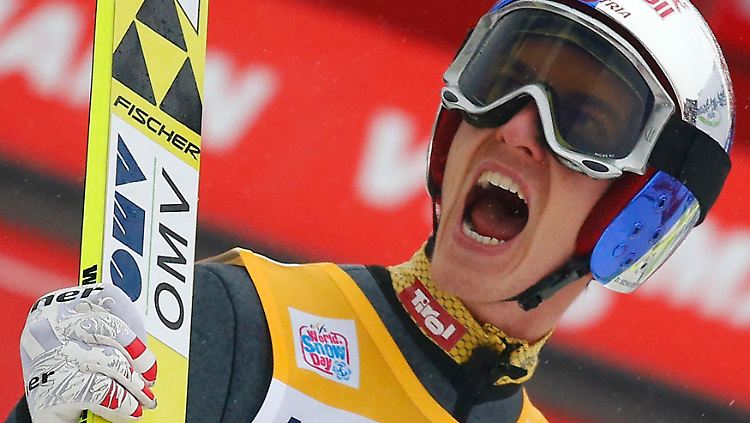 Heimsieg, sozusagen: Gregor Schlierenzauer aus Österreich.